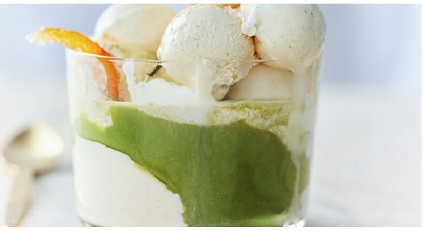 Matcha affogato Matcha affogato