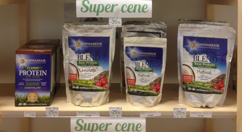 Akcija Sunwarrior presnih proteinov Akcija Sunwarrior presnih proteinov